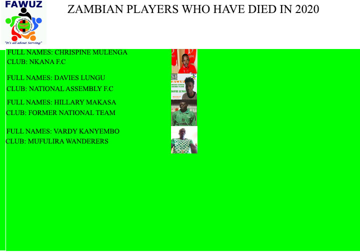 zambian late players